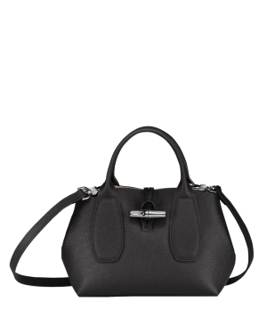 Roseau M Handbag Black - Leather (10058HPN001)