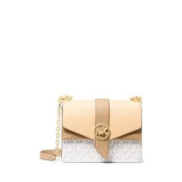 Michael Kors Women's Greenwich Small Saffiano Leather Crossbody Bag - Natural