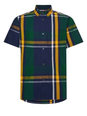 Tommy Hilfiger Men's Wcc Exploded Check Cf Shirt S/S