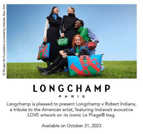 Longchamp x Toiletpaper: bags which have dog
